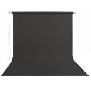 Stil Fon - Stil Fon 195cm x 200cm Sonsuz Siyah Fon Perdesi Seti