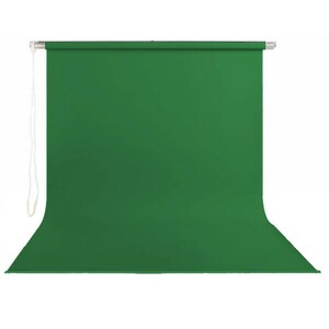 Stil Fon - Stil Fon 195cm x 400cm Sonsuz Yeşil Fon Perdesi Seti
