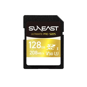 Suneast - Suneast 128GB 208MB/s Ultimate Pro UHS-I SDXC Hafıza Kartı (S225 GOLD Series)