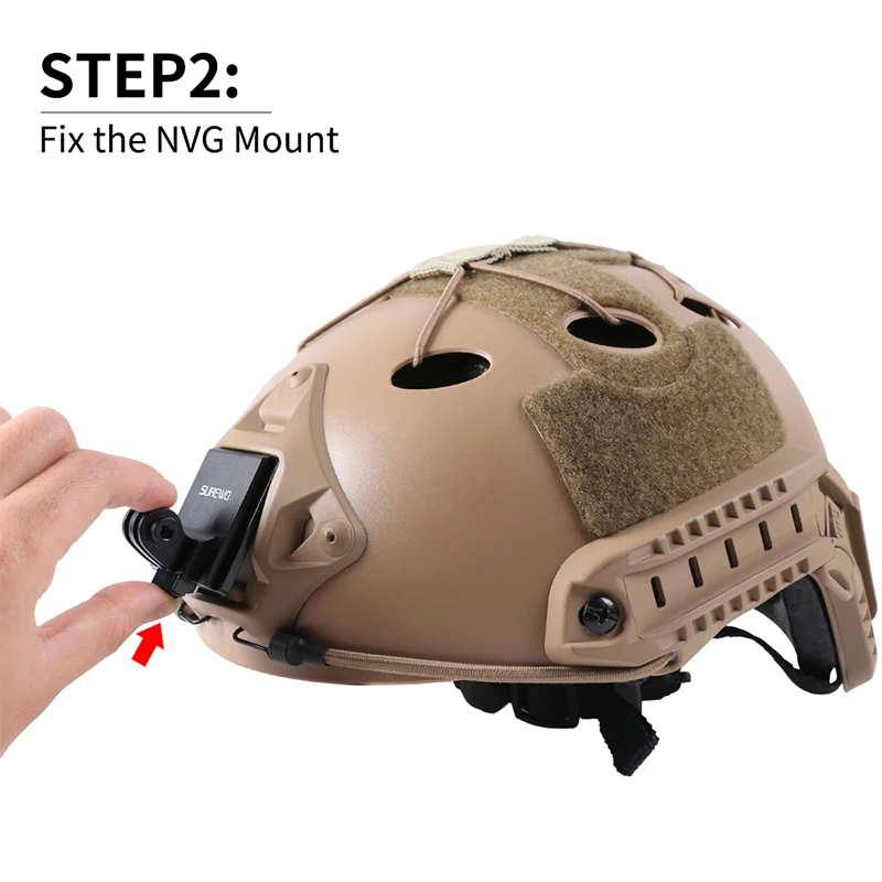Surewo Alüminyum NVG Mount (GoPro Hero 11/10/9/8)
