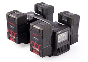 Swit - Swit PC-P461S 4'lü 100W Süper Hızlı V Mount Şarj Aleti (1)
