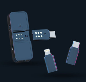 Synco G1TL İki Kişilik Yaka Mikrofonu (Type-C / Lightning) - Thumbnail