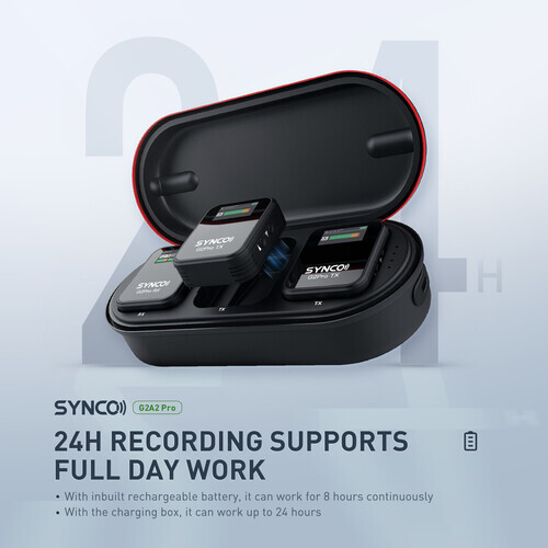 Synco G2(A1) Pro Kablosuz Yaka Mikrofonu