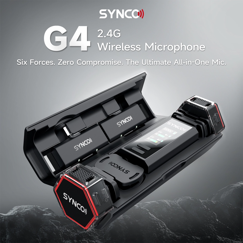 Synco G4 İkili Kablosuz Yaka Mikrofonu - Thumbnail