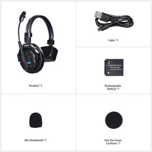 Synco X-Talk X1 Wireless Intercom Tek Kulaklı Kulaklık - Thumbnail