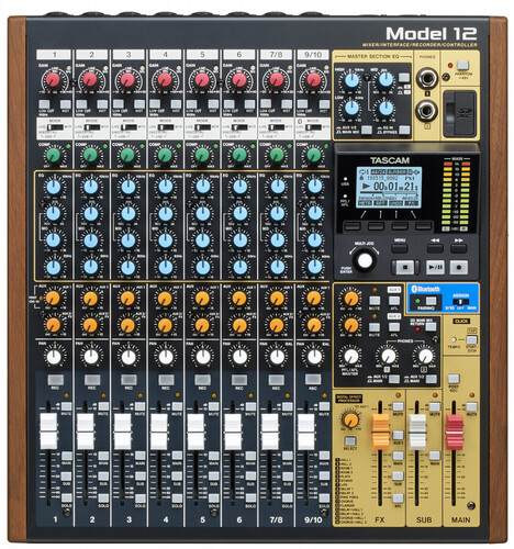 Tascam Model 12 Mikser & Dijital Kayıt Cihazı
