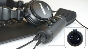 Tascam - Tascam TM-250U Supercardioid USB Type-C Condenser Mikrofon (1)