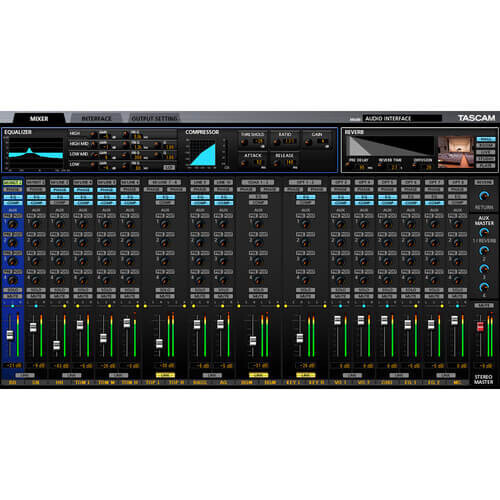 Tascam US-20x20 USB Ses Mikseri