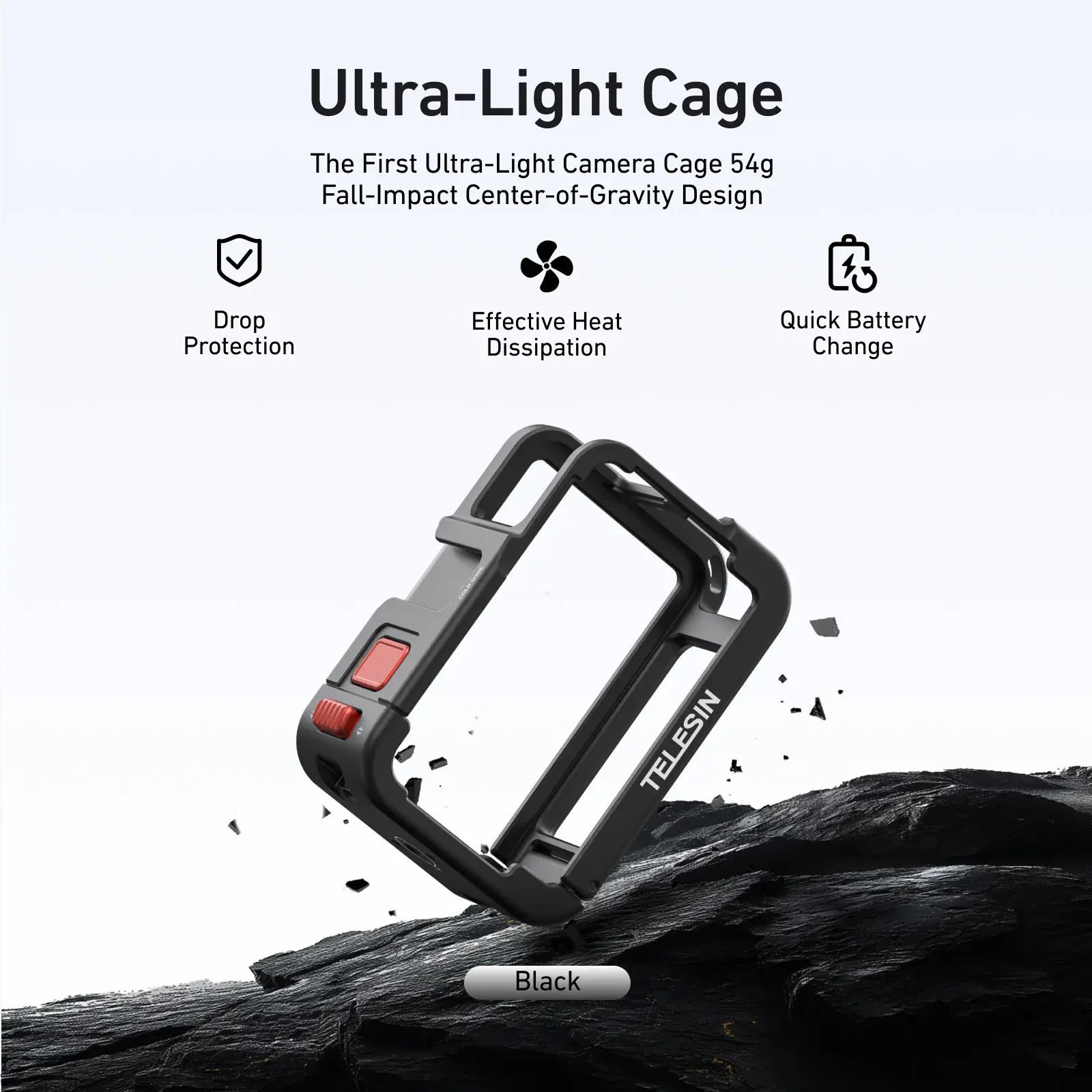 Telesin Osmo Action 3/4/5 Pro Metal Combo - Thumbnail