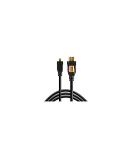 Tether Tools - Tether Tools TetherPro HDMI Micro to HDMI 3 m Siyah Kablo