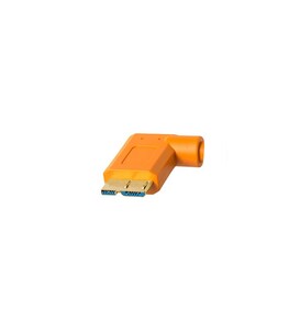 Tether Tools TetherPro USB 3.0 to Micro-B Right Angle Dik Açılı 4.6 m Bağlantı Kablosu - Thumbnail