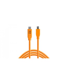Tether Tools - Tether Tools TetherPro USB-C to 2.0 Micro-B 5-Pin 4.6 m Bağlantı Kablosu