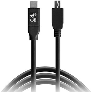 Tether Tools - Tether Tools TetherPro USB-C to 2.0 Mini-B 5-Pin 4.6m Bağlantı Kablosu