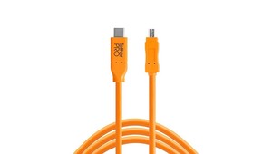 Tether Tools - Tether Tools TetherPro USB-C to 2.0 Mini-B 8-Pin 4.6 m Bağlantı Kablosu