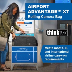 ThinkTank Airport Advantage™ XT Tekerlekli Kamera Çantası (Black) - Thumbnail
