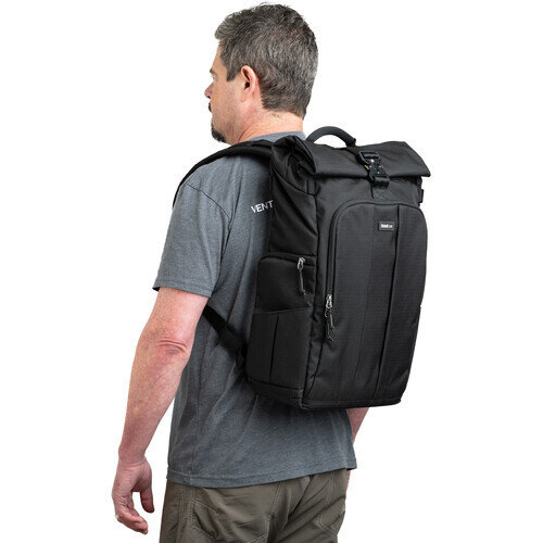ThinkTank FocusPoint Rolltop Kamera Sırt Çantası (Asphalt Black, 30 L)