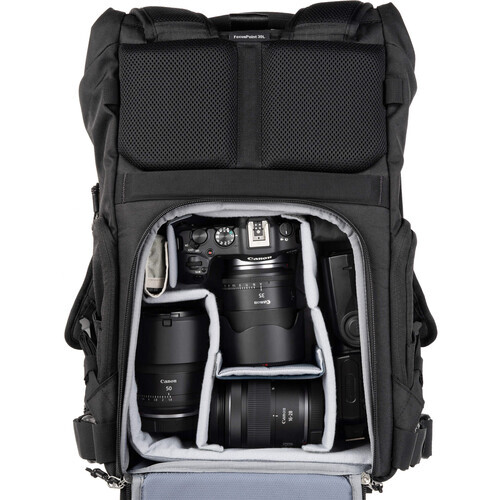 ThinkTank FocusPoint Rolltop Kamera Sırt Çantası (Asphalt Black, 30 L)