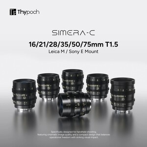 Thypoch - Thypoch Simera-C 50mm T1.5 Full Frame Cine Lens (Sony E) (1)