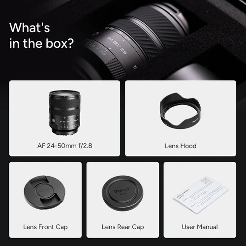 Thypoch Voyager AF 24-50mm f/2.8 Full Frame Zoom Lens (Sony E)