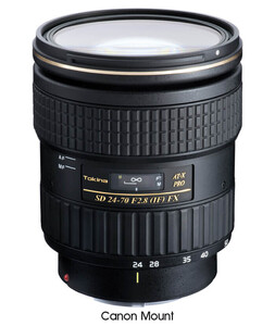 Tokina - Tokina AT-X 24-70mm f/2.8 Pro FX Lens (Canon EF)