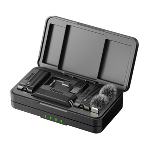 Ulanzi - Ulanzi A100 İkili Kablosuz Yaka Mikrofonu (Type-C ve 3.5mm TRS)