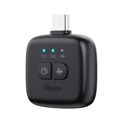 Ulanzi A30 Tiny 2 Kişilik Mikrofon Seti - Siyah