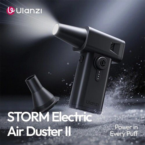 Ulanzi AD02 STORM Electric Air Duster II – 130.000 RPM Güçlü Elektrikli Hava Üfleme Cihazı - X086