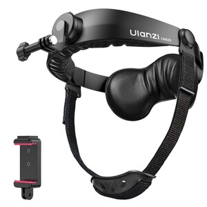 Ulanzi - Ulanzi CM029 Ayarlanabilir Aksiyon Kamera ve Telefon Head Mount POV Çekim Sistemi - C098A
