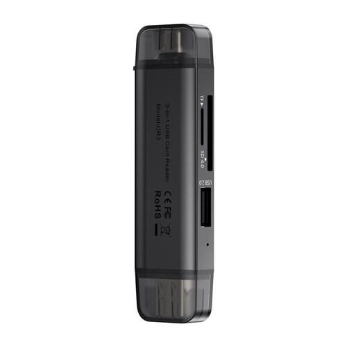 Ulanzi CR3 3 İn 1 USB-C USB-A Kart Okuyucu SD MicroSD - X147