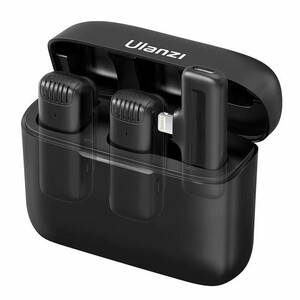 ULANZI - Ulanzi J12 Kablosuz İkili Yaka Mikrofonu Lightning