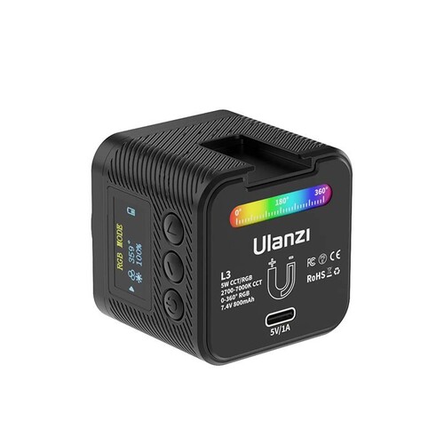 Ulanzi L3 RGB LED Efektli Video Işığı L052GBB1