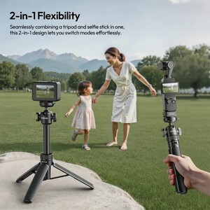 ULANZI - Ulanzi MT90 Quick Release Mini Tripod – Pocket 3 ve 4 Uyumlu - S027 (1)