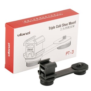 Ulanzi PT-3 Üçlü Hot Shoe Bağlantı Aparatı - Thumbnail
