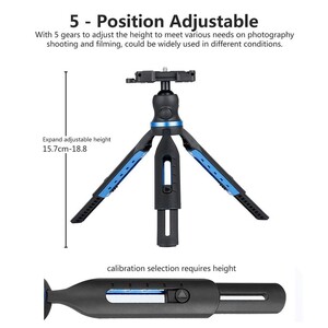 ULANZI - Ulanzi TT20 Uzayabilen Top Kafa Masaüstü Tripod (1)