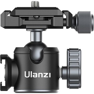 Ulanzi - Ulanzi U-80L Arca Side Cold Shoe Ball Head Tripod Başlığı (1)