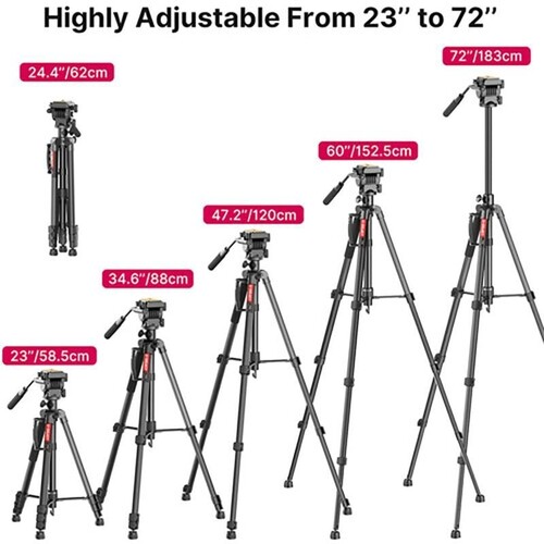 Ulanzi U-Select VT-02 Hafif Taşınabilir 360° Alüminyum Tripod Monopod