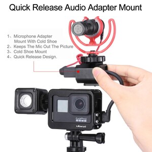 Ulanzi V3 Pro Gopro Hero 5 6 7 Vlog Case Çerçeve - Thumbnail