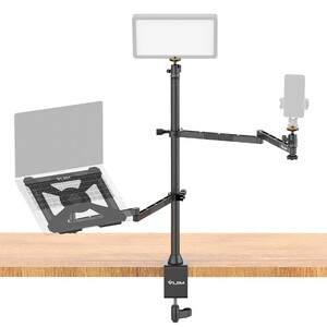 Vijim - VIJIM LS22 Çok Amaçlı Laptop ve Kamera Masa Montaj Standı (1)