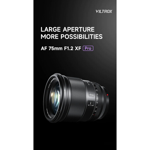 Viltrox 75mm f/1.2 AF Lens (Nikon Z)