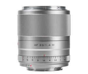 Viltrox - Viltrox AF 23mm f/1.4 M Gümüş Lens (Canon EF-M) (1)