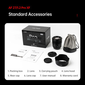 Viltrox AF 27mm f/1.2 XF Lens (Fujifilm X) - Thumbnail