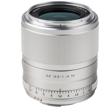 Viltrox AF 33mm F1.4 M Gümüş Lens (Canon EF-M)