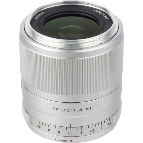 Viltrox AF 33mm f/1.4 XF Lens (Fujifilm X - Gümüş)