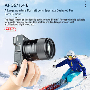 Viltrox AF 56mm f/1.4 E Lens (Sony E) - Thumbnail