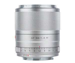Viltrox - Viltrox AF 56mm f/1.4 M Gümüş Lens (Canon EF-M) (1)