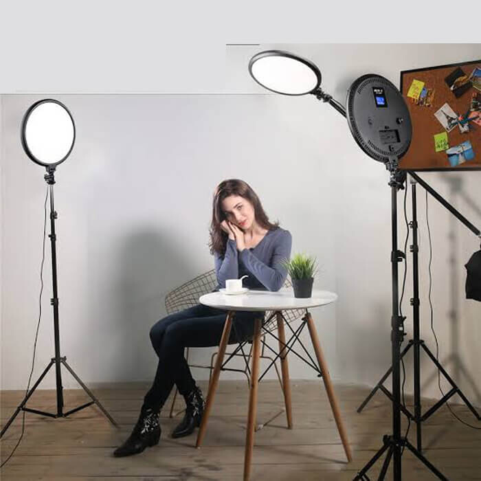 Viltrox VL-500T Yuvarlak Bicolor LED Işık İkili Set (Işık Ayağı Hediyeli)