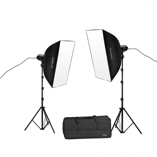 Visico LED-80T II 2’li Led Işık Seti (80W)