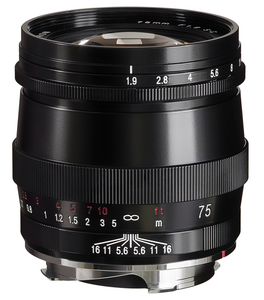 Voigtlander - Voigtländer lens F1.9/75mm VM SC ULTRON