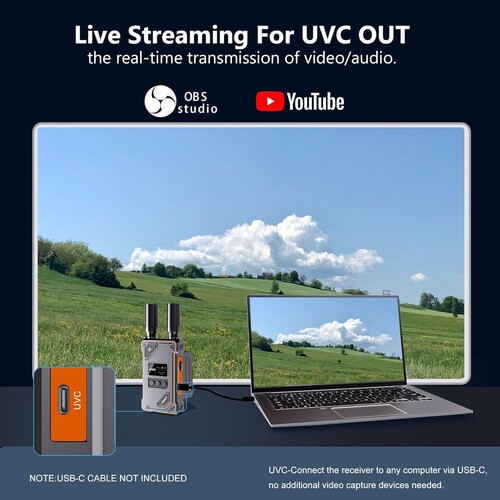 VRRIIS WL-087PRO DJI Osmo Pocket 3/4/4P Kablosuz Görüntü Aktarım Sistemi