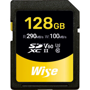 Wise - Wise Advanced 128GB SD-S UHS-II V60 SDXC Hafıza Kartı
